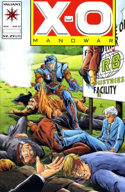 X-O Manowar, Vol. 1 Push and Shove |  Issue#17 | Year:1993 | Series: X-O Manowar | Pub: Valiant Entertainment |