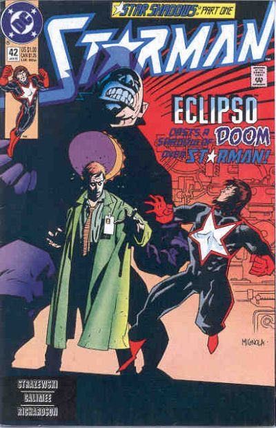 Starman, Vol. 1 Star Shadows, Sun Spots |  Issue#42A | Year:1992 | Series: Starman | Pub: DC Comics | Direct Edition