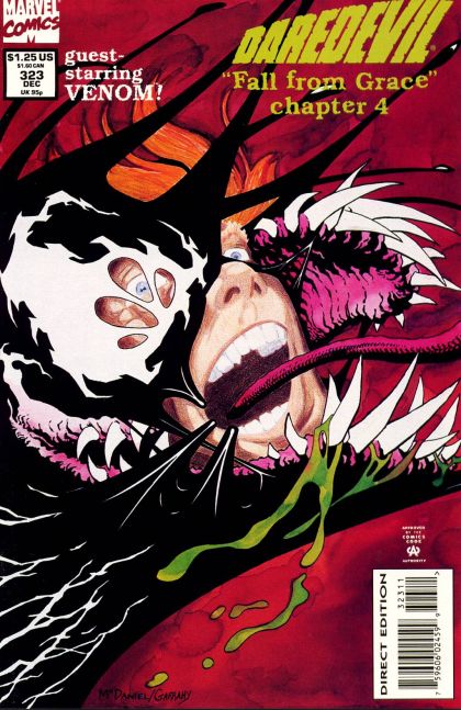 Daredevil, Vol. 1 Fall From Grace, Part 4: Conflict |  Issue#323A | Year:1993 | Series: Daredevil | Pub: Marvel Comics | Direct Edition