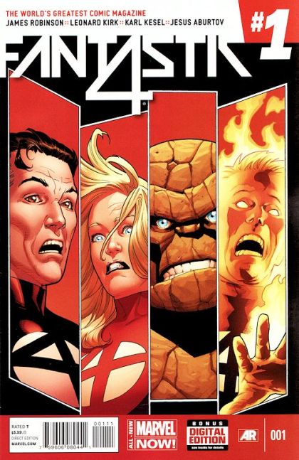 Fantastic Four, Vol. 5 The Fall of the Fantastic Four, Part 1 |  Issue#1A | Year:2014 | Series: Fantastic Four | Pub: Marvel Comics | Regular Leonard Kirk Cover