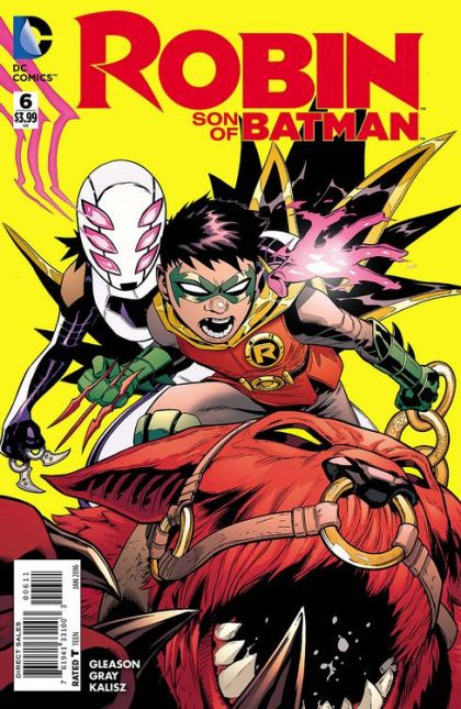 Robin: Son of Batman Year Of Blood, Part Six |  Issue#6A | Year:2015 | Series: Robin | Pub: DC Comics | Patrick Gleason Regular Cover