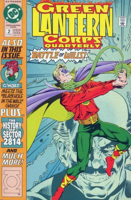 Green Lantern Corps Quarterly The Book of Answers / Where There's a Will / Two-Minute Warning / The Lonely Man / The Trouble with Yellow / I'd Rather G'nort |  Issue#2A | Year:1992 | Series: Green Lantern | Pub: DC Comics | Direct Edition