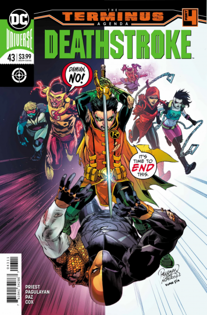 Deathstroke, Vol. 4 The Terminus Agenda, Conclusion: Black Hat |  Issue#43A | Year:2019 | Series: Deathstroke | Pub: DC Comics | Regular Carlo Pagulayan & Jason Paz Cover