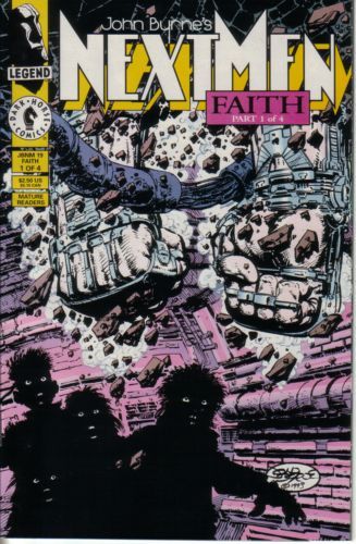 John Byrne's Next Men Faith, Part 1 |  Issue#19 | Year:1993 | Series: John Byrne's Next Men | Pub: Dark Horse Comics |