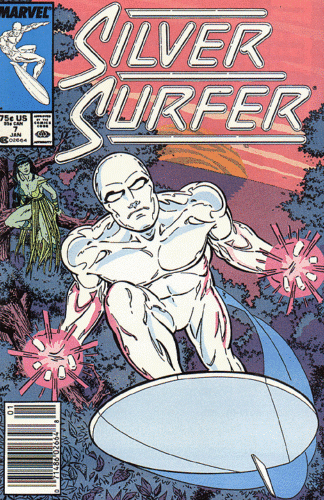 Silver Surfer, Vol. 3 Triangle! |  Issue#7B | Year:1987 | Series: Silver Surfer | Pub: Marvel Comics | Newsstand Edition