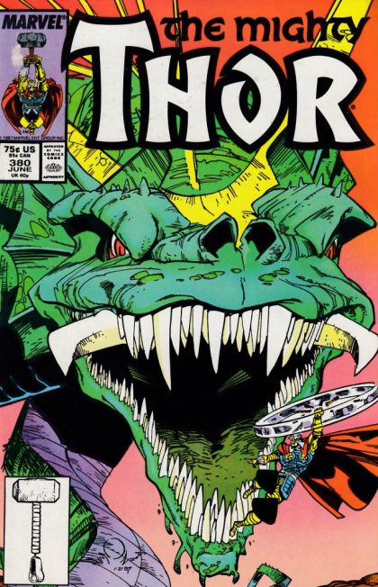 Thor, Vol. 1 Mjolnir's Song |  Issue#380A | Year:1987 | Series: Thor | Pub: Marvel Comics | Direct Edition