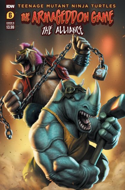 Teenage Mutant Ninja Turtles: The Armageddon Game - The Alliance  |  Issue#6B | Year:2023 | Series: Teenage Mutant Ninja Turtles | Pub: IDW Publishing | William Soares Variant