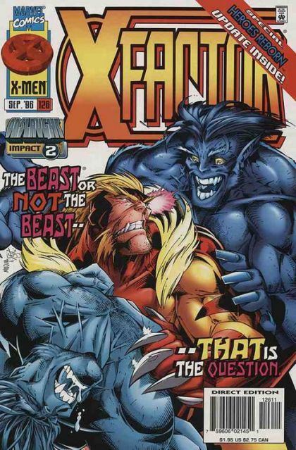 X-Factor, Vol. 1 Onslaught - The Beast Within |  Issue#126A | Year:1996 | Series: X-Factor | Pub: Marvel Comics | Direct Edition