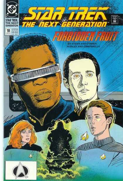 Star Trek: The Next Generation, Vol. 2 Forbidden Fruit... |  Issue#18A | Year:1991 | Series: Star Trek | Pub: DC Comics | Direct Edition