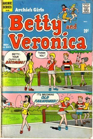 Archie's Girls Betty and Veronica A Problem of Problems |  Issue#203 | Year:1972 | Series:  | Pub: Archie Comic Publications |