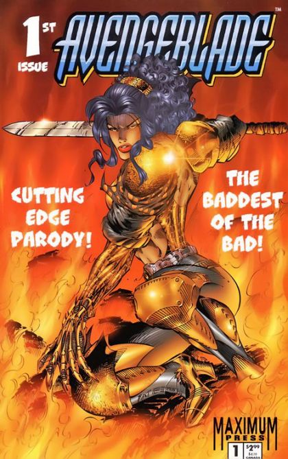 Avengeblade Cutting Edge Parody |  Issue#1 | Year:1996 | Series:  | Pub: Maximum Press |