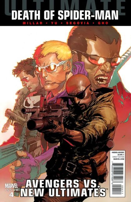 Ultimate Avengers vs. New Ultimates Death of Spider-Man - Ultimate Avengers versus New Ultimates, Part Four |  Issue#4A | Year:2011 | Series:  | Pub: Marvel Comics | Leinil Francis Yu Regular