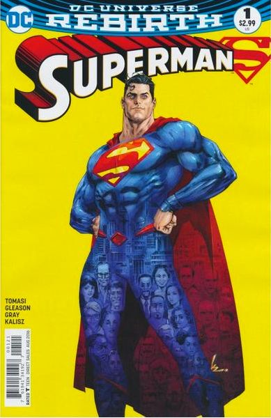 Superman, Vol. 4 Son of Superman, Part One |  Issue#1B | Year:2016 | Series: Superman | Pub: DC Comics | Kenneth Rocafort Variant
