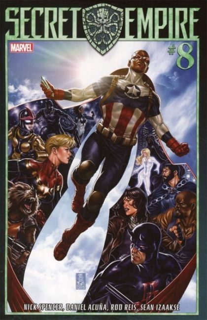 Secret Empire  |  Issue#8A | Year:2017 | Series:  | Pub: Marvel Comics | Regular Mark Brooks Cover