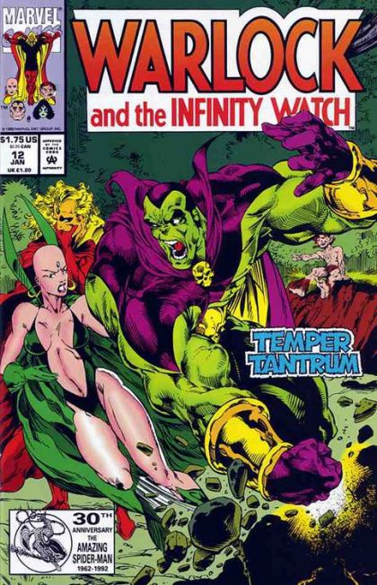 Warlock and the Infinity Watch Distant Memories |  Issue#12A | Year:1992 | Series: Warlock | Pub: Marvel Comics |