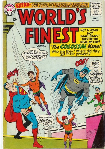 World's Finest Comics The Colossal Kids |  Issue#152 | Year:1965 | Series: World's Finest | Pub: DC Comics |