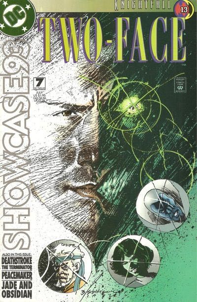 Showcase '93 Knightfall - Kobra Kronicles, Knightfall - Part 13: 2 Face - Double Cross / Acute Schizophrenia Paranoia Blues / Image is Everything |  Issue#7A | Year:1993 | Series: Showcase | Pub: DC Comics |