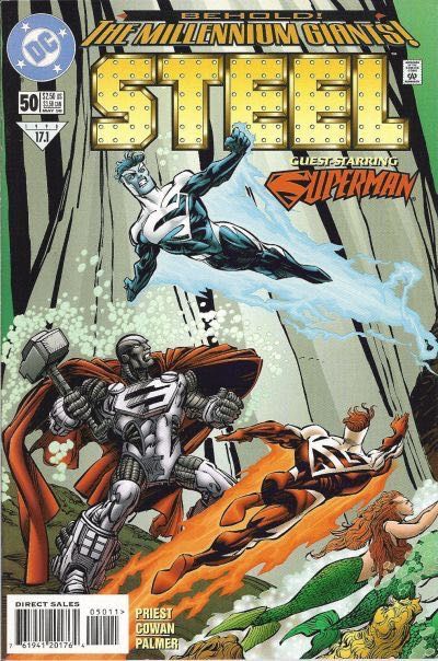 Steel Millennium Giants - Among Giants |  Issue#50 | Year:1998 | Series:  | Pub: DC Comics | Direct Edition