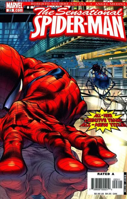 The Sensational Spider-Man, Vol. 2 Feral, Part 1: Cold-Blooded |  Issue#23A | Year:2006 | Series: Spider-Man | Pub: Marvel Comics | Direct Edition