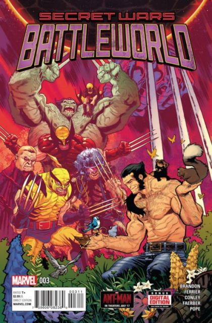 Secret Wars: Battleworld Secret Wars - A Thousand Cuts / Fistful of 'Changas / World War Ant |  Issue#3A | Year:2015 | Series:  | Pub: Marvel Comics | Scott Hepburn Cover