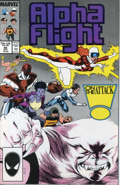 Alpha Flight, Vol. 1 Madness |  Issue#48A | Year:1987 | Series: Alpha Flight | Pub: Marvel Comics | Direct Edition