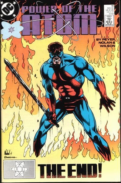 Power of the Atom Life After Death |  Issue#18A | Year:1989 | Series:  | Pub: DC Comics | Direct Edition