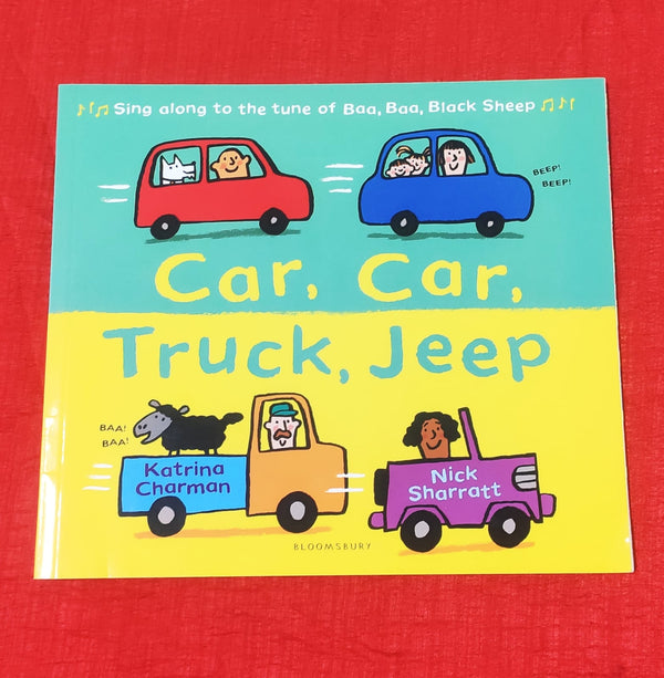 Car car truck jeep | Story Book with Big Pictures and Little Text | For 3-5 Years Old | Paperback | SKU: 2405_101_A106