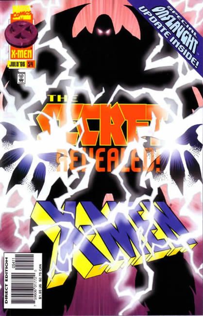 X-Men, Vol. 1 Onslaught - Inquiring Minds |  Issue#54A | Year:1996 | Series: X-Men | Pub: Marvel Comics | Direct Edition
