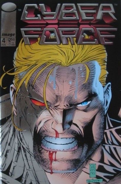 Cyberforce, Vol. 1 The Tin Men Of War, Part 4 |  Issue#4A | Year:1993 | Series: Cyberforce | Pub: Image Comics | Direct Edition