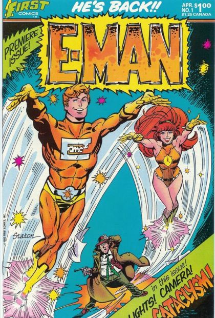 E-Man, Vol. 2 (First Comics) E.M., Phone Home |  Issue#1 | Year:1982 | Series: E-Man | Pub: First Comics |
