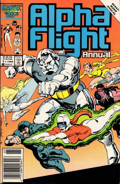 Alpha Flight, Vol. 1 Annuals Homebody! |  Issue#1B | Year:1986 | Series: Alpha Flight | Pub: Marvel Comics |