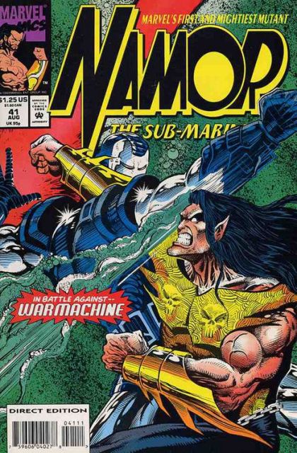 Namor, the Sub-Mariner Hearts And Armor |  Issue#41A | Year:1993 | Series: Sub-Mariner | Pub: Marvel Comics | Direct Edition