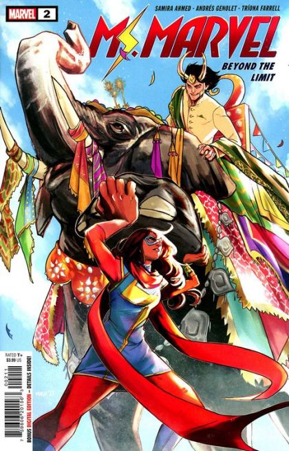 Ms. Marvel: Beyond the Limit  |  Issue#2A | Year:2022 | Series:  | Pub: Marvel Comics | Regular Mashal Ahmed Cover