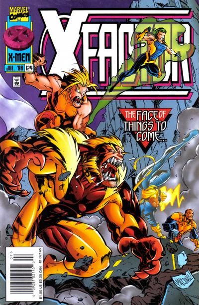 X-Factor, Vol. 1 Future Memories |  Issue#124B | Year:1996 | Series: X-Factor | Pub: Marvel Comics | Newsstand Edition