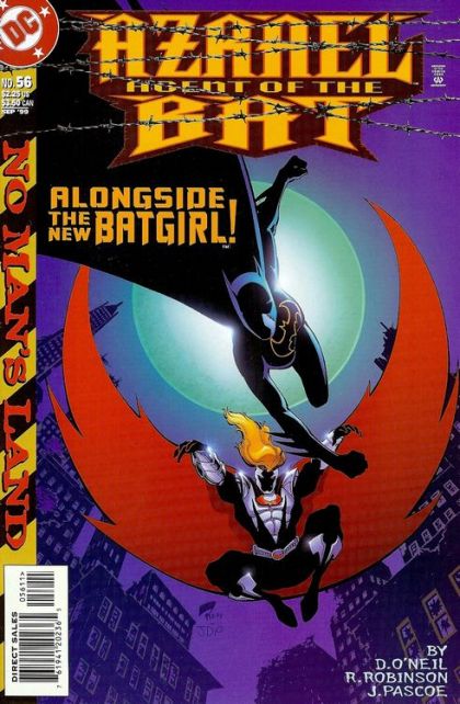 Azrael, Vol. 1 No Man's Land - The Night Foretold! |  Issue#56 | Year:1999 | Series:  | Pub: DC Comics | Roger Robertson Regular Cover