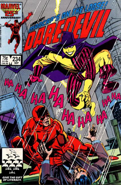 Daredevil, Vol. 1 Madcasting |  Issue#234A | Year:1986 | Series: Daredevil | Pub: Marvel Comics | Direct Edition