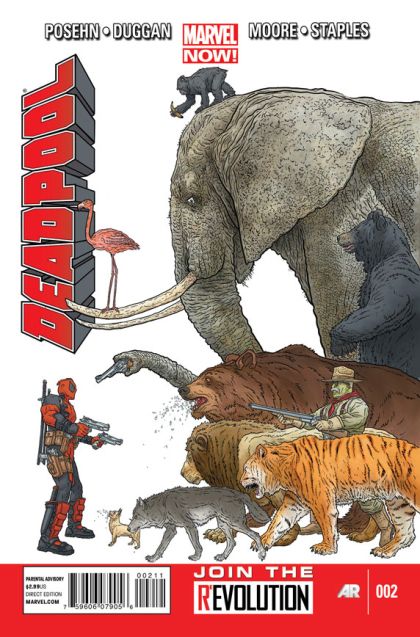 Deadpool, Vol. 4 We Fought a Zoo |  Issue#2A | Year:2012 | Series: Deadpool | Pub: Marvel Comics | Geof Darrow Regular