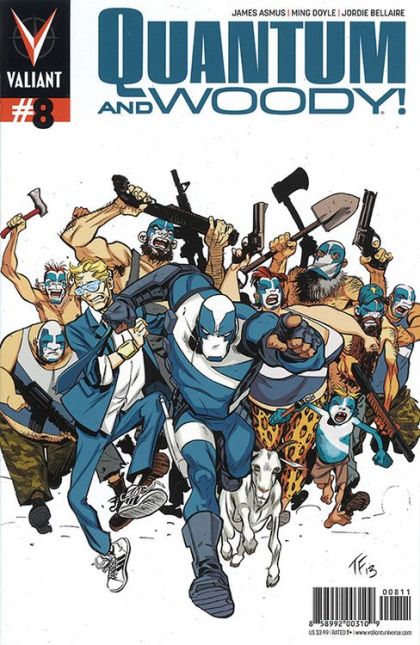 Quantum & Woody, Vol. 2 In Security, Part 4 - Put Up or Shut Up. or Preferably Both |  Issue#8A | Year:2014 | Series: Quantum & Woody | Pub: Valiant Entertainment | Tom Fowler Regular