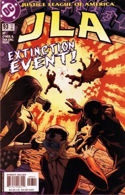 JLA Extinction, Soul Survivor |  Issue#93A | Year:2004 | Series: JLA | Pub: DC Comics | Direct Edition