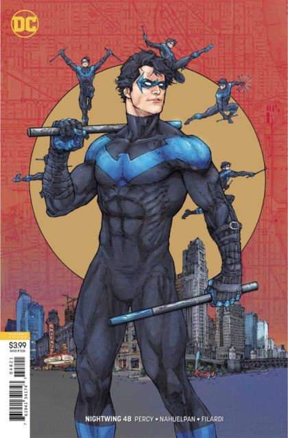 Nightwing, Vol. 4 Harm's Way, Part One |  Issue#48B | Year:2018 | Series: Nightwing | Pub: DC Comics | Variant Kenneth Rocafort Cover