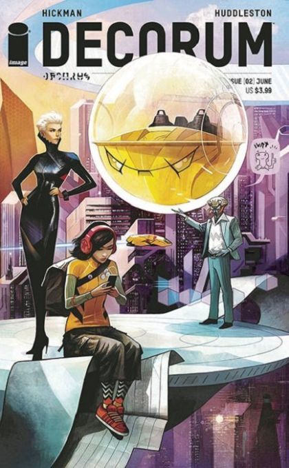 Decorum  |  Issue#2B | Year:2020 | Series:  | Pub: Image Comics | Variant Mike Huddleston Cover