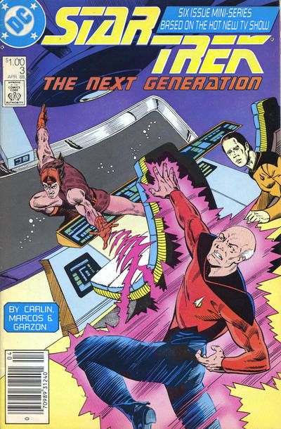 Star Trek: The Next Generation, Vol. 1 Q Factor |  Issue#3B | Year:1988 | Series: Star Trek | Pub: DC Comics | Newsstand Edition