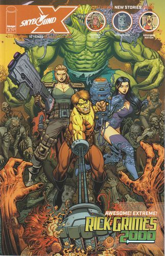 Skybound X Rick Grimes 2000 / Murder Falcon / Science Dog / Assassin Nation |  Issue#3A | Year:2021 | Series:  | Pub: Image Comics | Regular Arthur Adams Cover