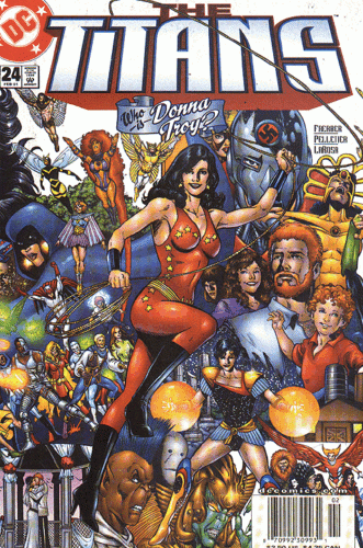 Titans, Vol. 1 Who is Troia?, Part 2: Second Chances |  Issue#24B | Year:2001 | Series: Teen Titans | Pub: DC Comics | Newsstand Edition
