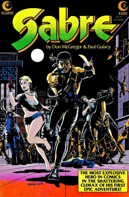 Sabre Slow Fade of an Endangered Species, Part 2 |  Issue#2 | Year:1982 | Series:  | Pub: Eclipse Comics |