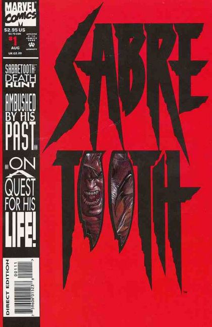 Sabretooth, Vol. 1 Home is the Hunter |  Issue#1A | Year:1993 | Series: Sabretooth | Pub: Marvel Comics | Direct Edition