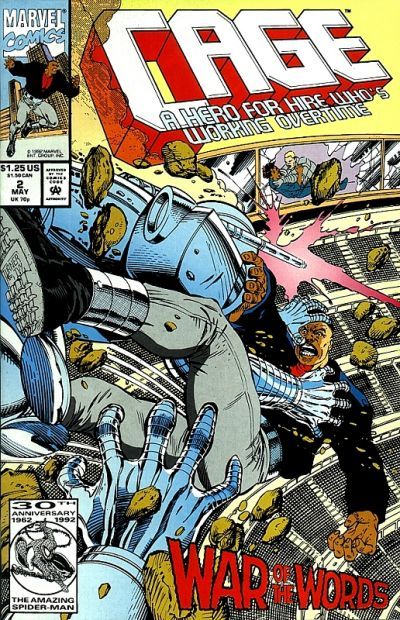 Cage, Vol. 1 Creative Hate |  Issue#2A | Year:1992 | Series: Power Man | Pub: Marvel Comics | Direct Edition