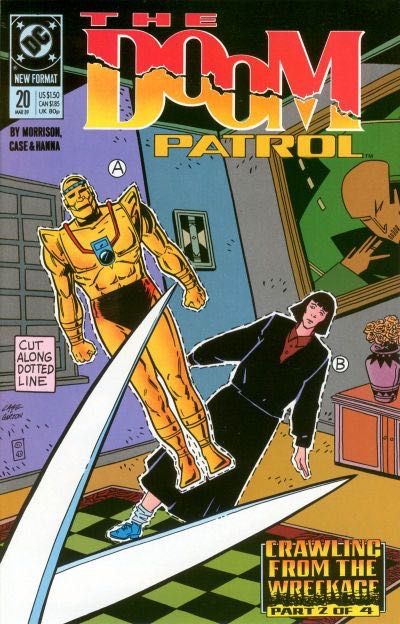 Doom Patrol, Vol. 2 Crawling From The Wreckage, Cautionary Tales |  Issue#20 | Year:1989 | Series: Doom Patrol | Pub: DC Comics |