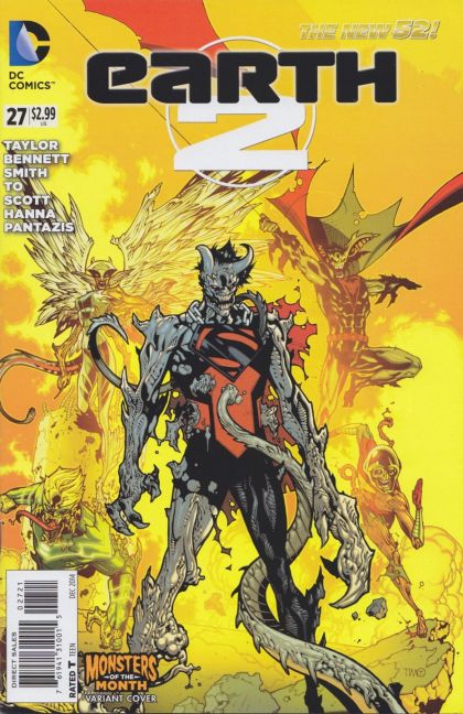 Earth 2 Collision |  Issue#27B | Year:2014 | Series:  | Pub: DC Comics | Timothy Green II Monsters of the Month Variant