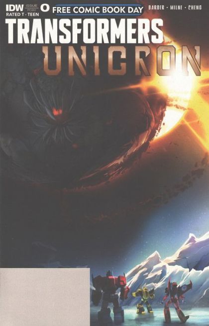 Free Comic Book Day 2018 (Transformers Unicron) Transformers: Unicron, Part 0 |  Issue#0FCBD | Year:2018 | Series:  | Pub: IDW Publishing | Sara Pitre-Durocher Free Comic Book Day 2018 Edition Cover
